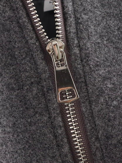 Retro Revival: Soft Bomber Jacket for Women