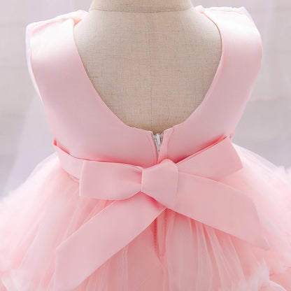 Baby Girl 1st Birthday Dress – Tulle Princess Gown