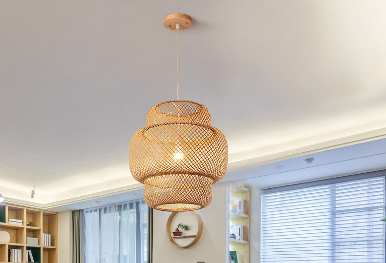 Elegant Weaving Hanging Lighting for Home & Restaurant