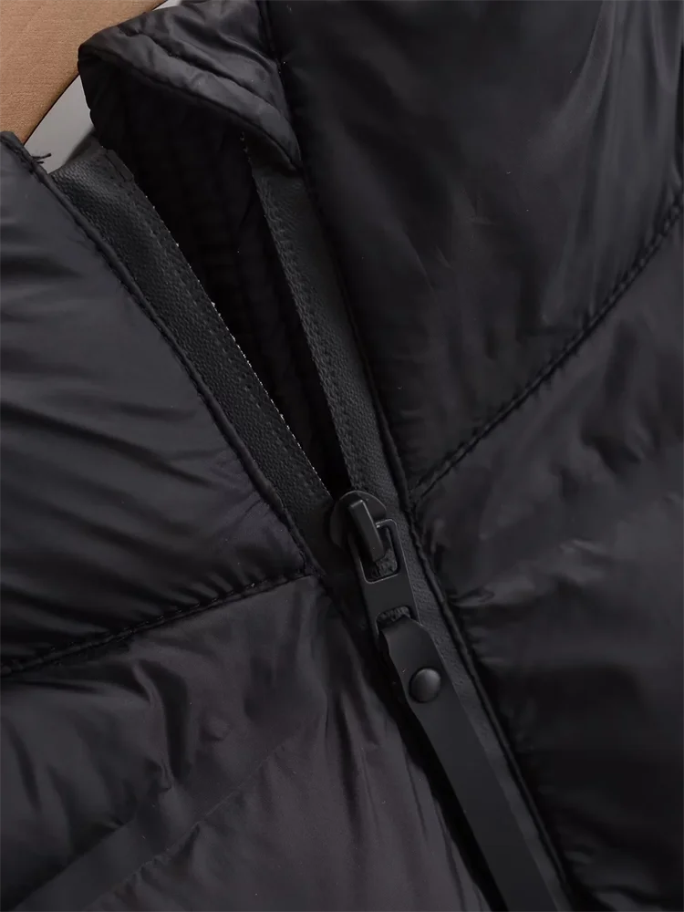 Modern Edge: Spliced Cotton Jacket with Stand Collar