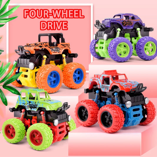 Pull-Back Off-Road SUV Toy Car – 4WD Racing Fun for Kids!