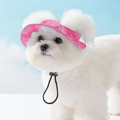 Adorable Pet Sun Hat: Stylish Baseball Cap for Cats & Small Dogs