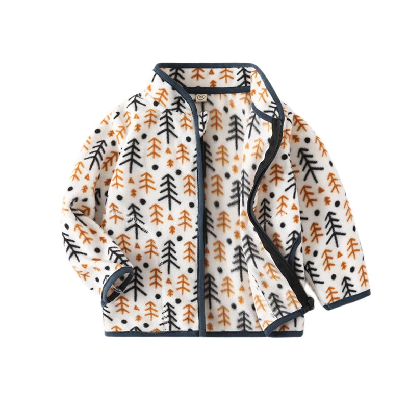 Warm Print Coat – Toddler Outerwear