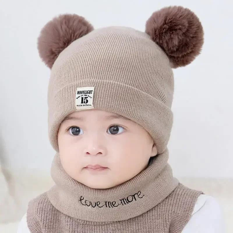 Warm Baby Knit Hat – Toddler Winter Set