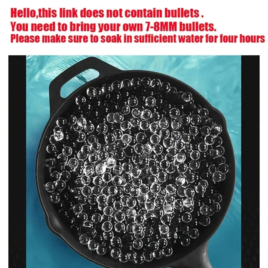 M416 Gel Ball Blaster Gun,30m Long Range,7.4V Battery & Safe Gel Beads, Cool Design for Outdoor Team Battle Games - Perfect Gift