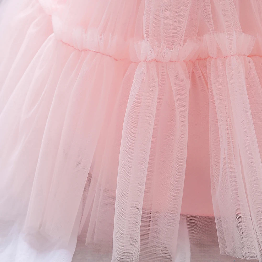 Baby Girl 1st Birthday Dress – Tulle Princess Gown