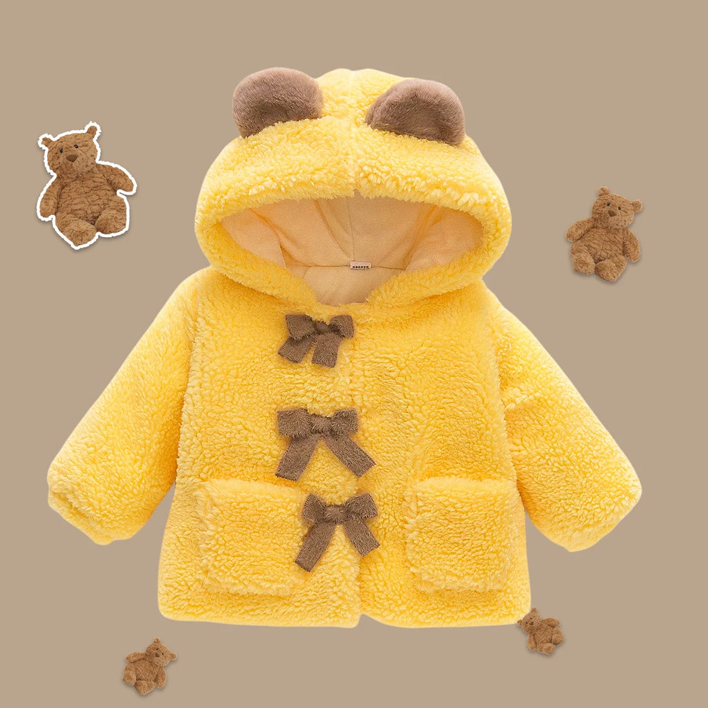 Baby Solid Color Fleece Jacket – Cozy Wear