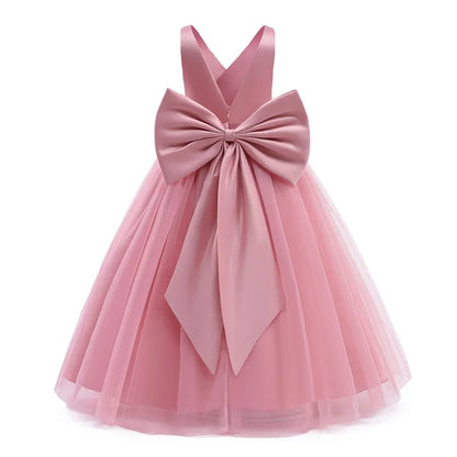 Elegant Girls Long Prom & Party Dress (5–14Y)