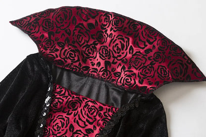 Children’s Gothic Vampire Costume – Ghost Bride Cosplay Party Dress