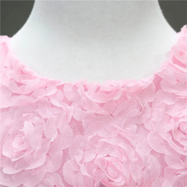 Princess Tutu Dress – Flower Sequins for Girls