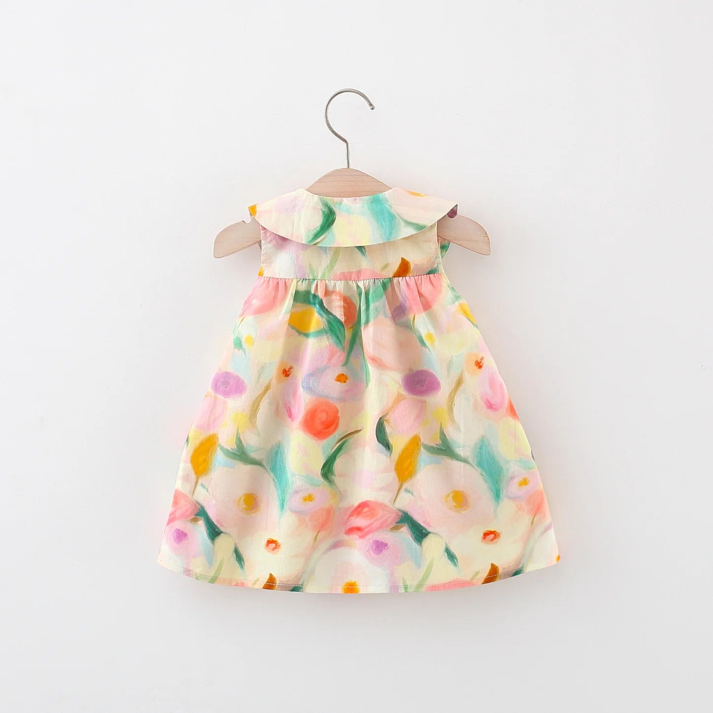 Toddler Baby Girl Princess Outfit with Doll Collar
