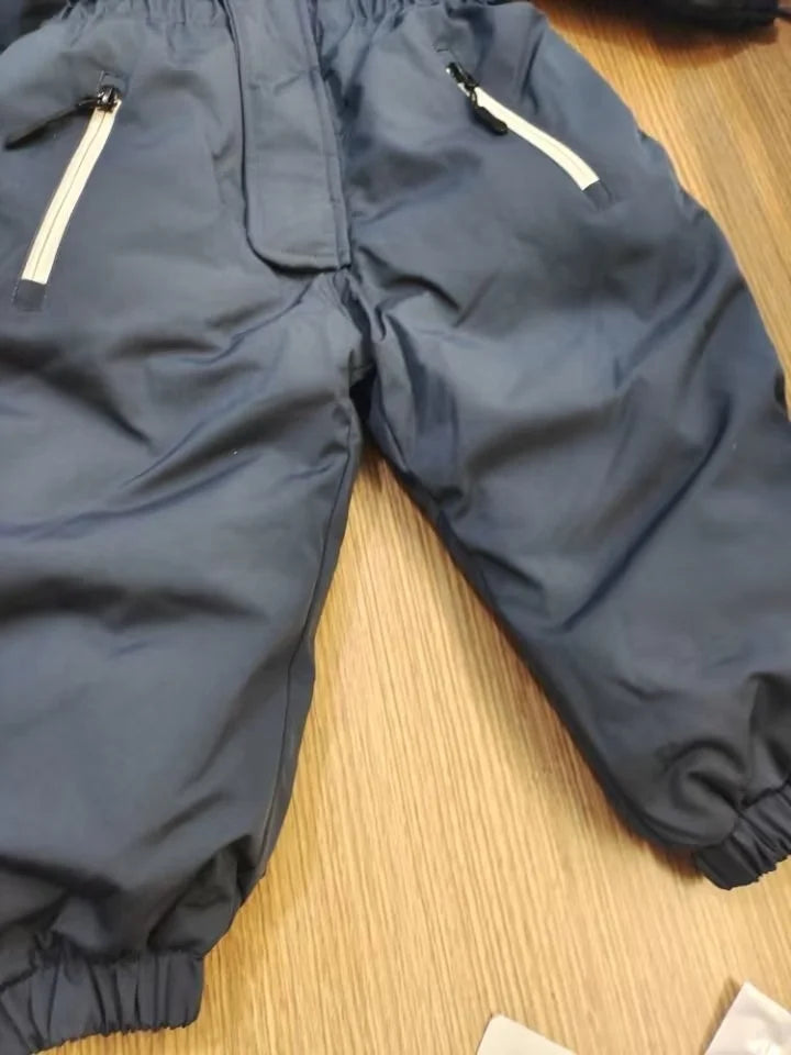 Baby Winter Overalls – Hooded Ski Suit for Cold Weather