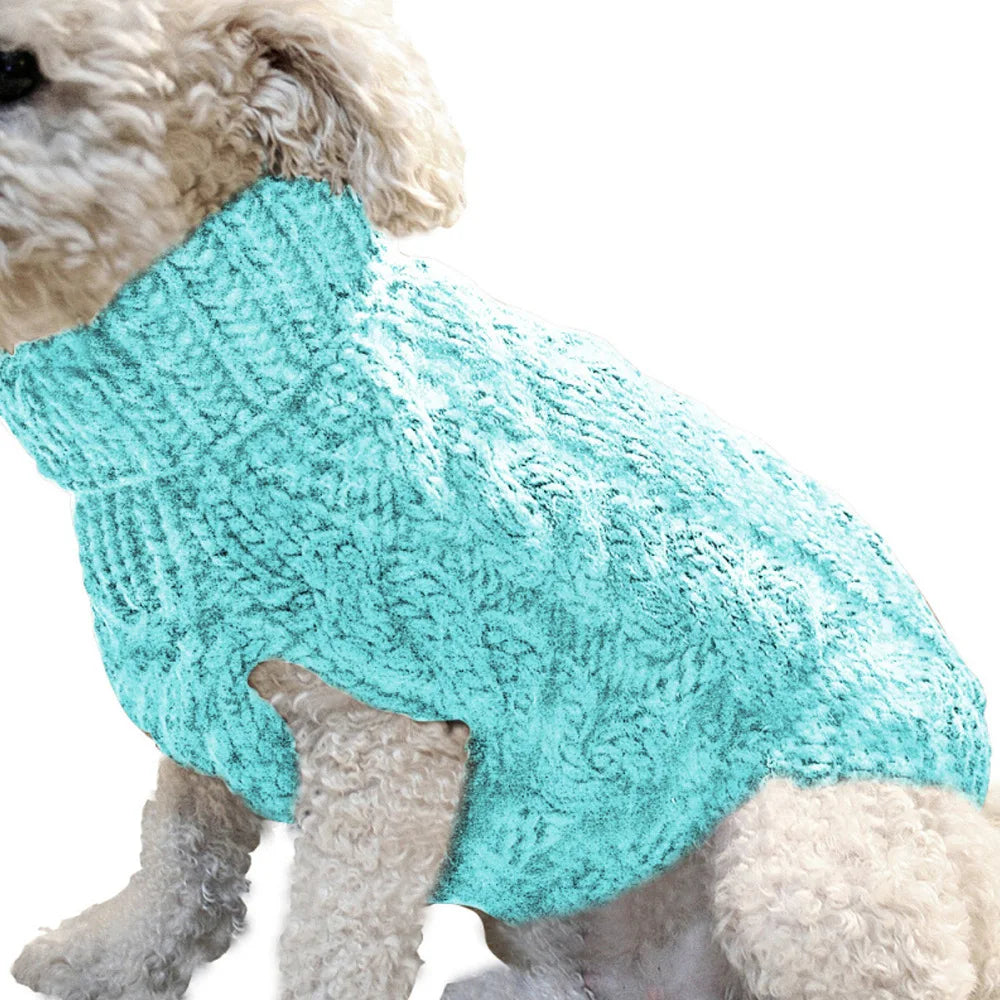 Cozy Pet Sweater – Warm Knitted Clothes for Dogs & Small Pets