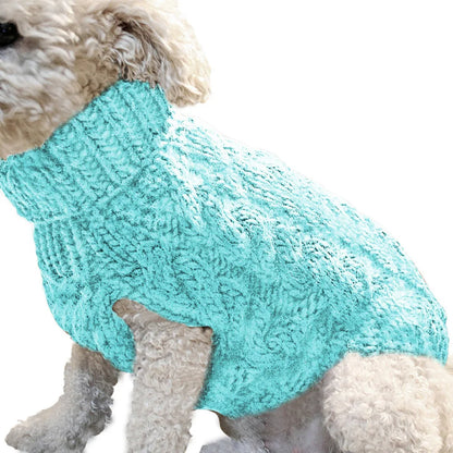 Cozy Pet Sweater – Warm Knitted Clothes for Dogs & Small Pets