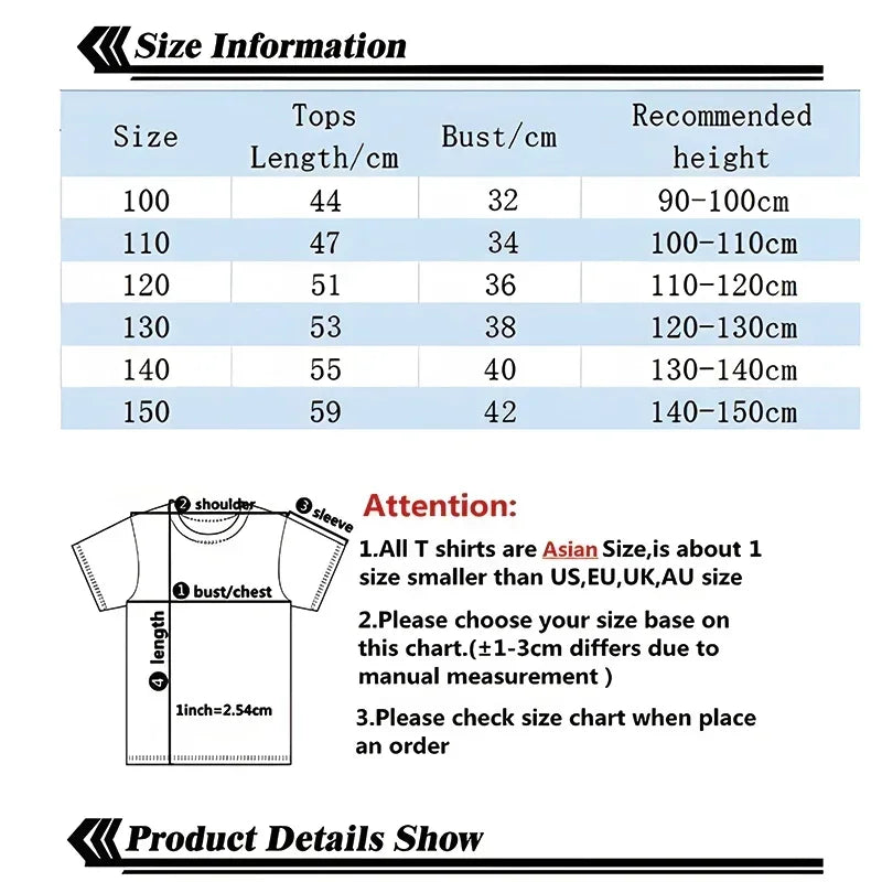 Saja Kpop Demon Hunters Boys Tee – Summer Cartoon Cotton Shirt