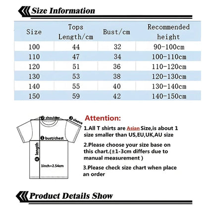 Saja Kpop Demon Hunters Boys Tee – Summer Cartoon Cotton Shirt