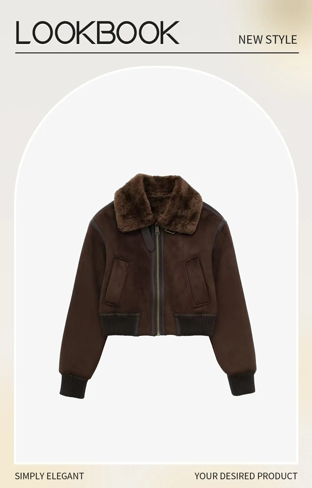 Trendy Loose Fit Jacket with Contrast Strap – 2025