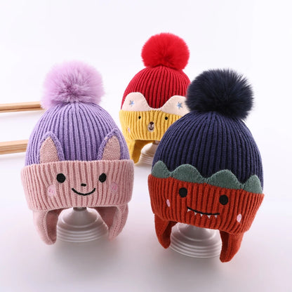 Warm Knit Bear Hat – Baby & Toddler Cap