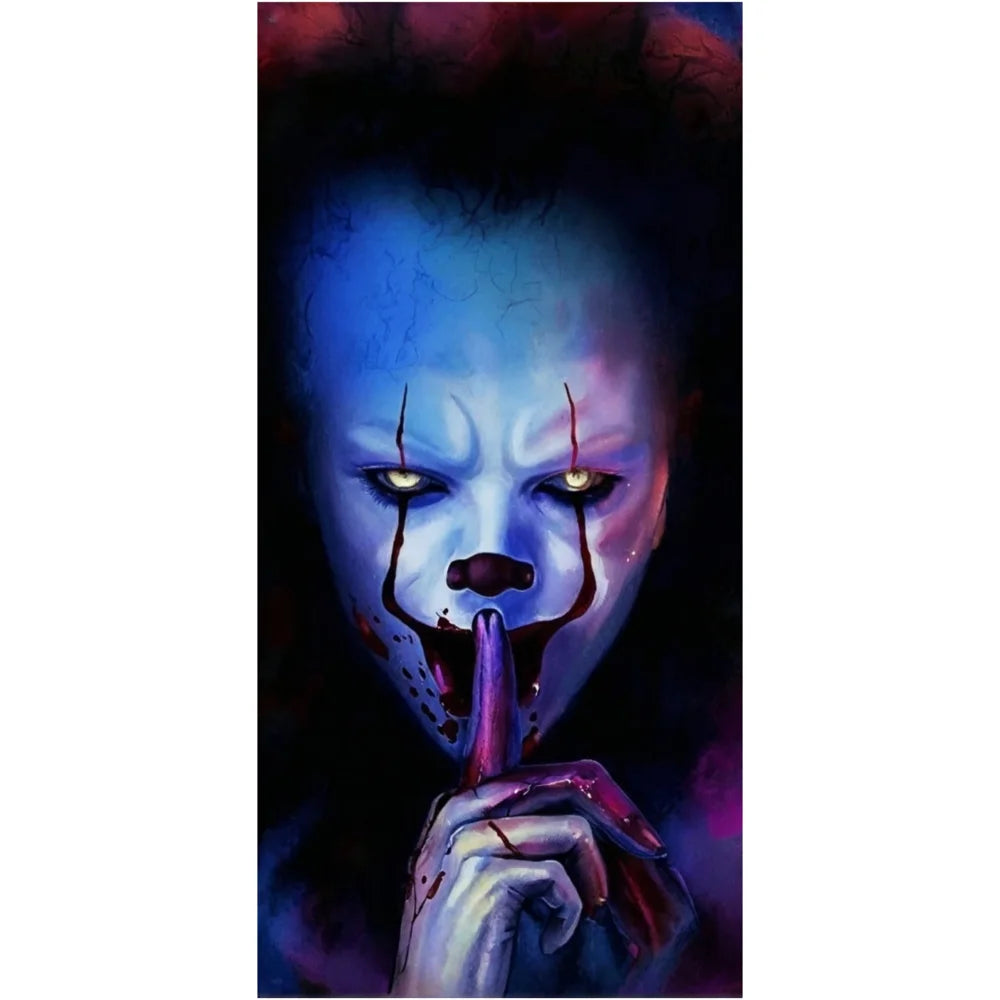 Halloween Door Banner – Scary Moon Night & Cemetery Scene