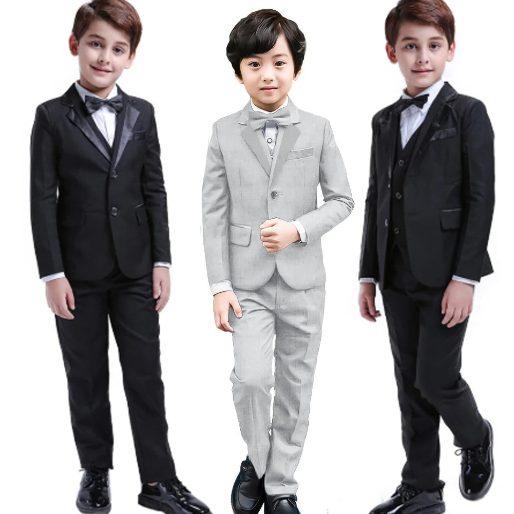 Stylish Boys’ Wedding Suit – Complete 6-Piece Party Outfit