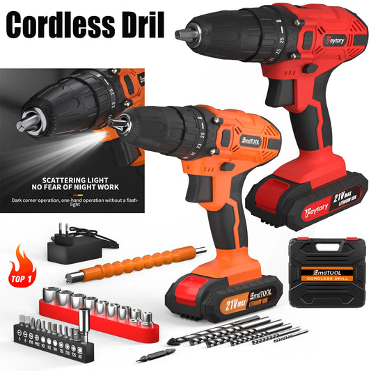 21V Cordless Power Drill – Compact Power for Every Project