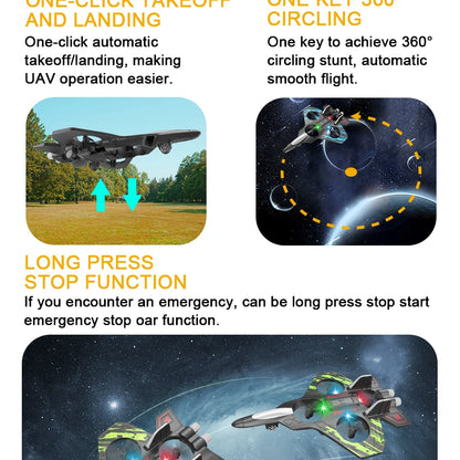 Foam RC Jet Plane – Easy Fly Glider Helicopter with Light