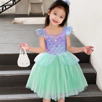 Princess Sequin Dress – Baby Girl Summer Fantasy