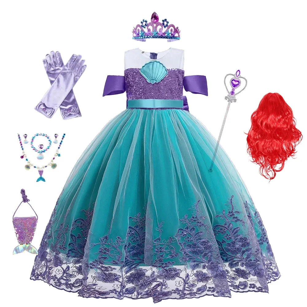 Cute Ariel Dress – Little Mermaid Cosplay & Party Outfit