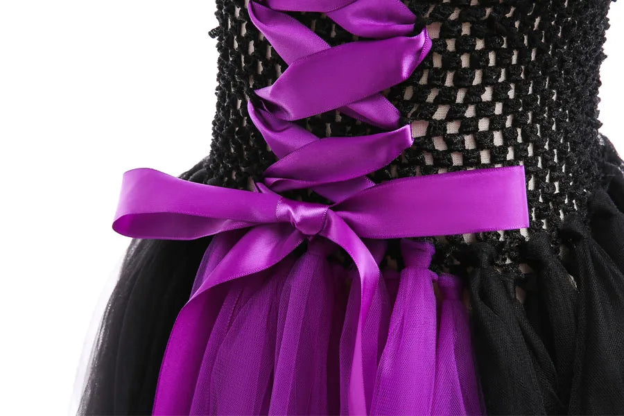 Luxury Halloween Costume – Girls Evil Role Dress