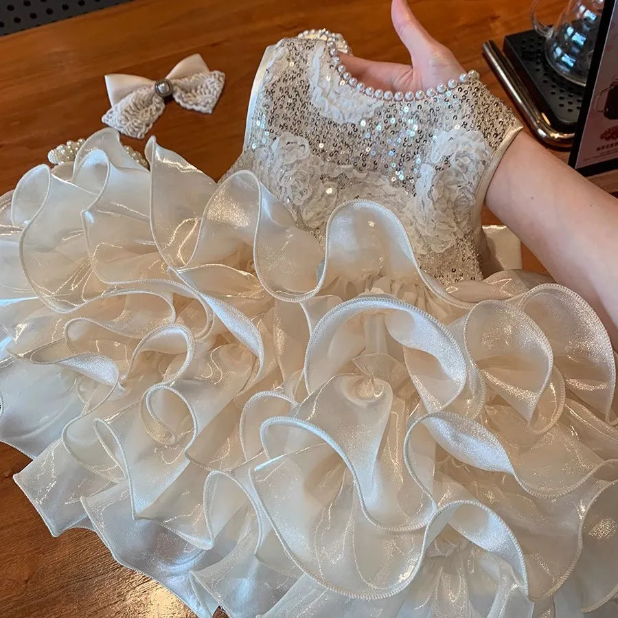 Elegant Baby Girl Dress for Party & Wedding