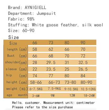 Thick Winter Baby Romper – Fleece & Hooded