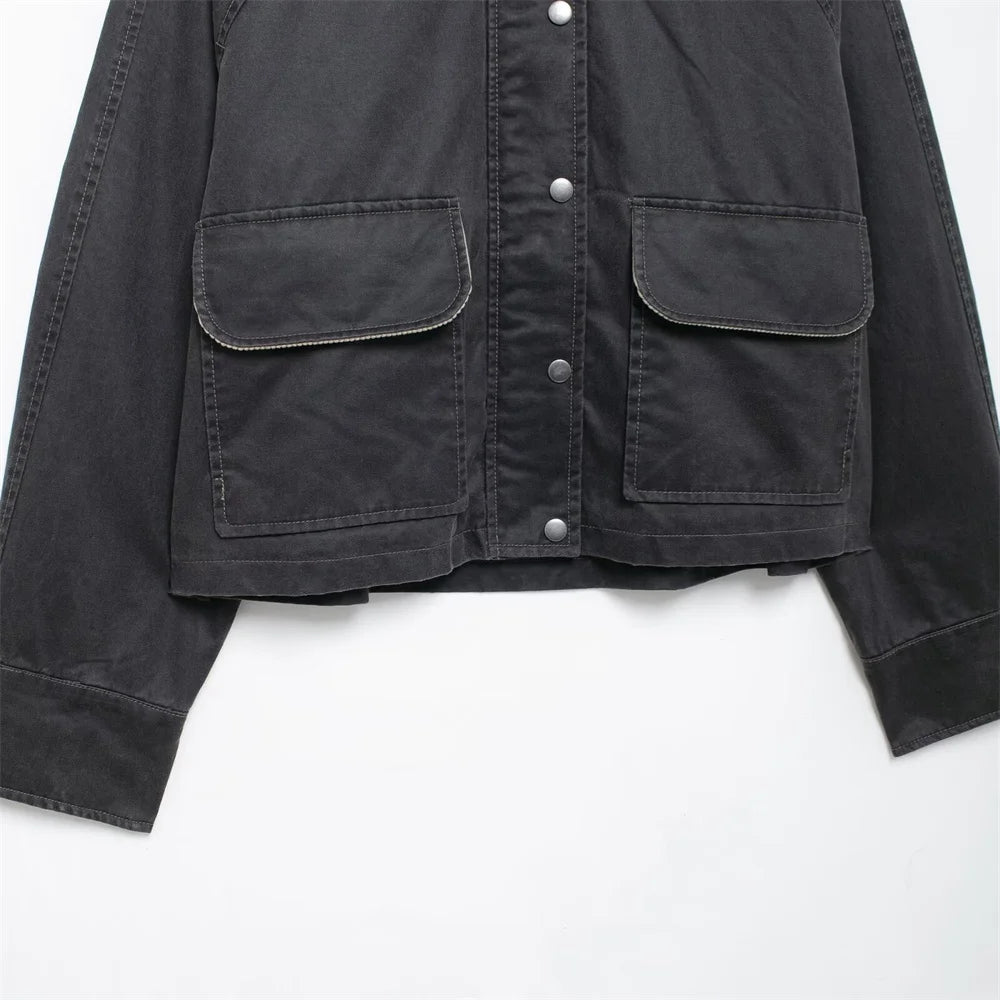 Chic Contrast Splice Jacket – Autumn/Winter 2025