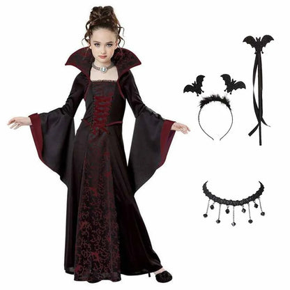 Girls Vampire Halloween Costume – Gothic Tutu Dress