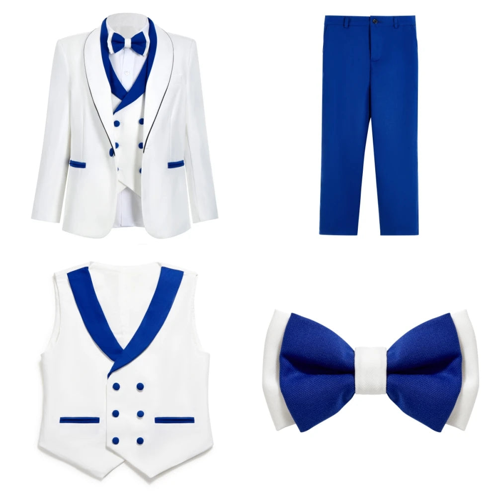 Boys’ Dresswear Outfit – 4-Piece Wedding & Birthday Formal Suit