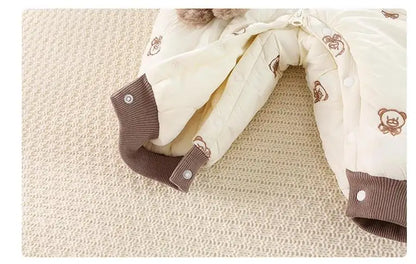 Baby Cotton-Padded Romper – Soft & Warm