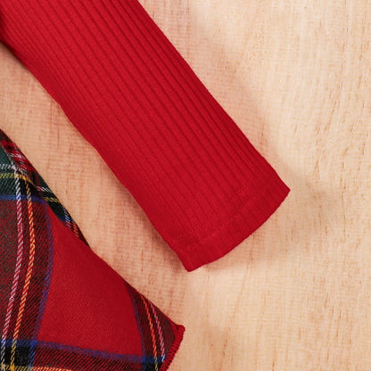 Baby Girl Christmas Party Costume 0–18M