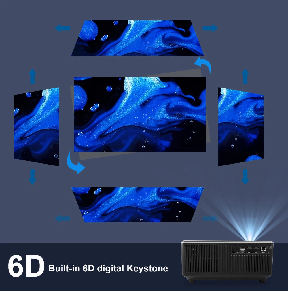 ThundeaL TD98W: Native 1080P Full HD Android Projector (4K Support)