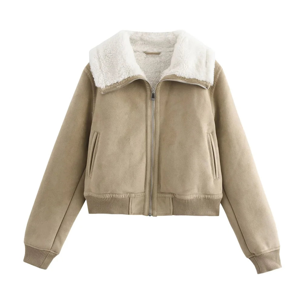 Autumn Chic: Double-Sided French Design Jacket