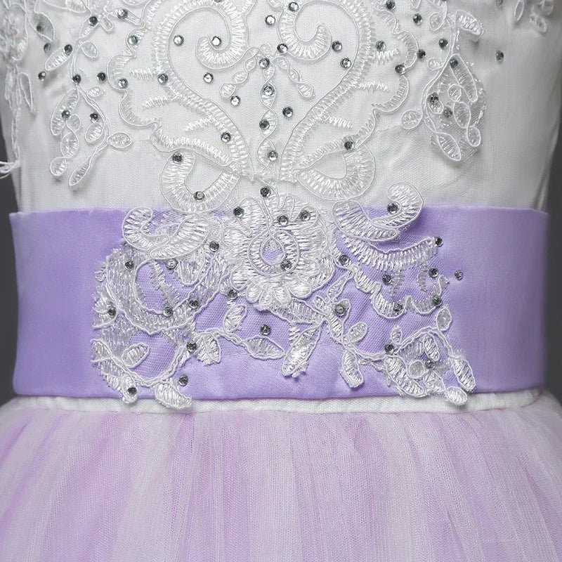 Princess Party Dress – Lace Formal Dress for Girls