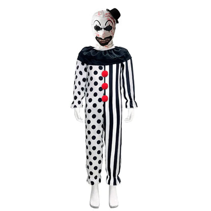 Scary Terrifier Costume – Kids’ Joker & Clown Cosplay Halloween Suit