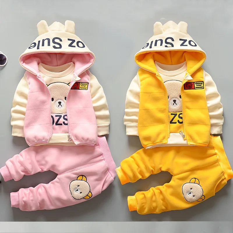 Kids 3PCS Casual Clothing Set – Autumn/Winter