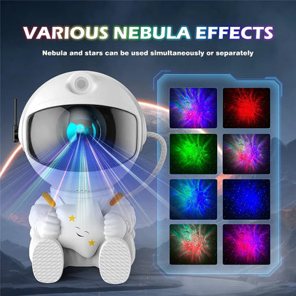 Galactic Astronaut Star Projector: Transform Your Room into a Nebula