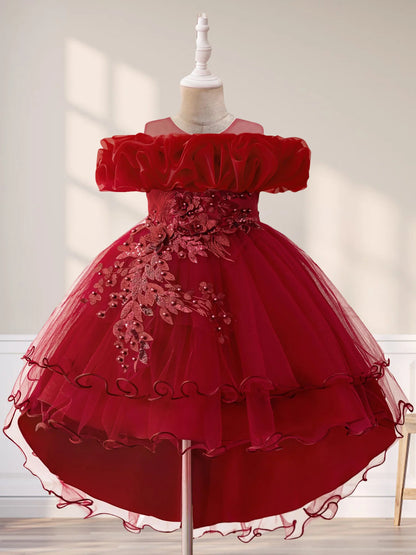 Kids Fashion Princess Dress for Birthday & Events