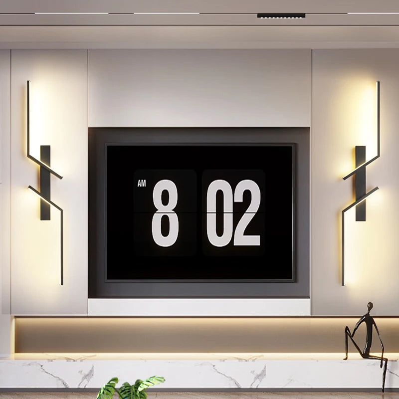 Modern LED Wall Light: Minimalist Design for Bedroom & Living Room