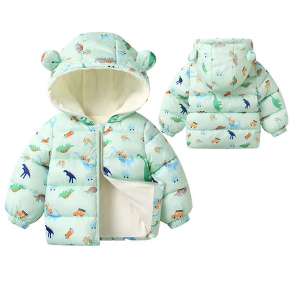 Plush Warm Outerwear – Boys & Girls Winter Jacket