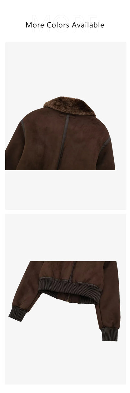 Trendy Loose Fit Jacket with Contrast Strap – 2025