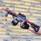 Ultra Shoppings Splatrball gun toy with manual and automatic gel blaster modes, designed for outdoor shooting games and festive gifts.