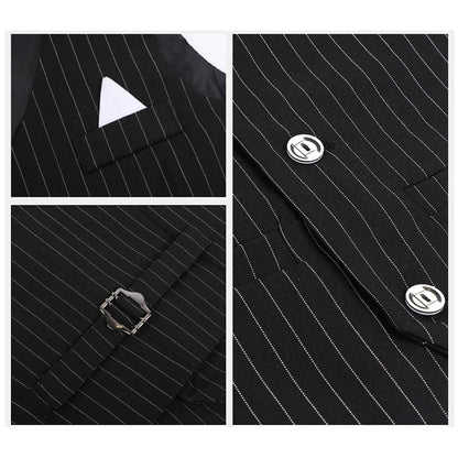 Elegant Boys’ Performance Outfit – Shirt, Vest & Pants Set