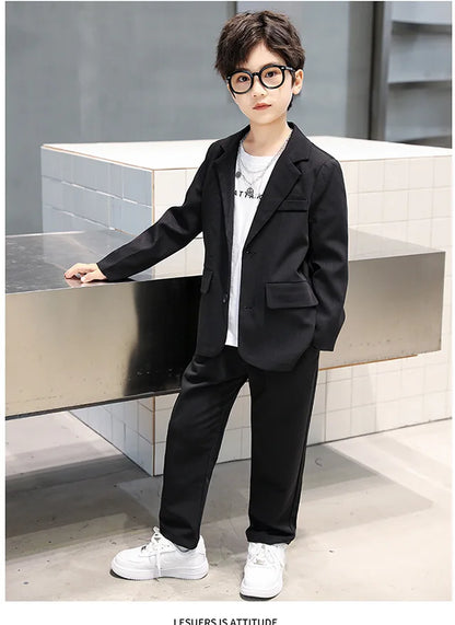 Children’s Elegant Blazer Set – Boys’ Formal Outfit for Parties & Events