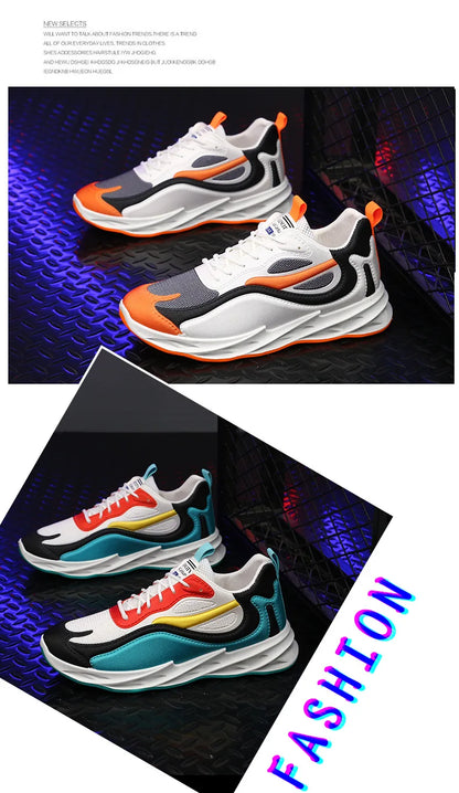 2024 Men's Breathable Casual Shoes – Stylish & Sporty Korean Fashion